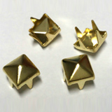 Cravo Piramide Dourado 7mm